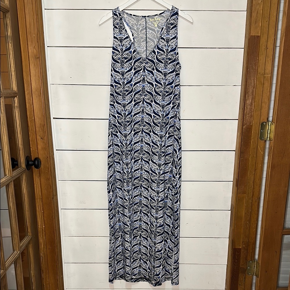 Lilly Pulitzer A Mermaids Tail Kerri Maxi Dress - Picture 1 of 8